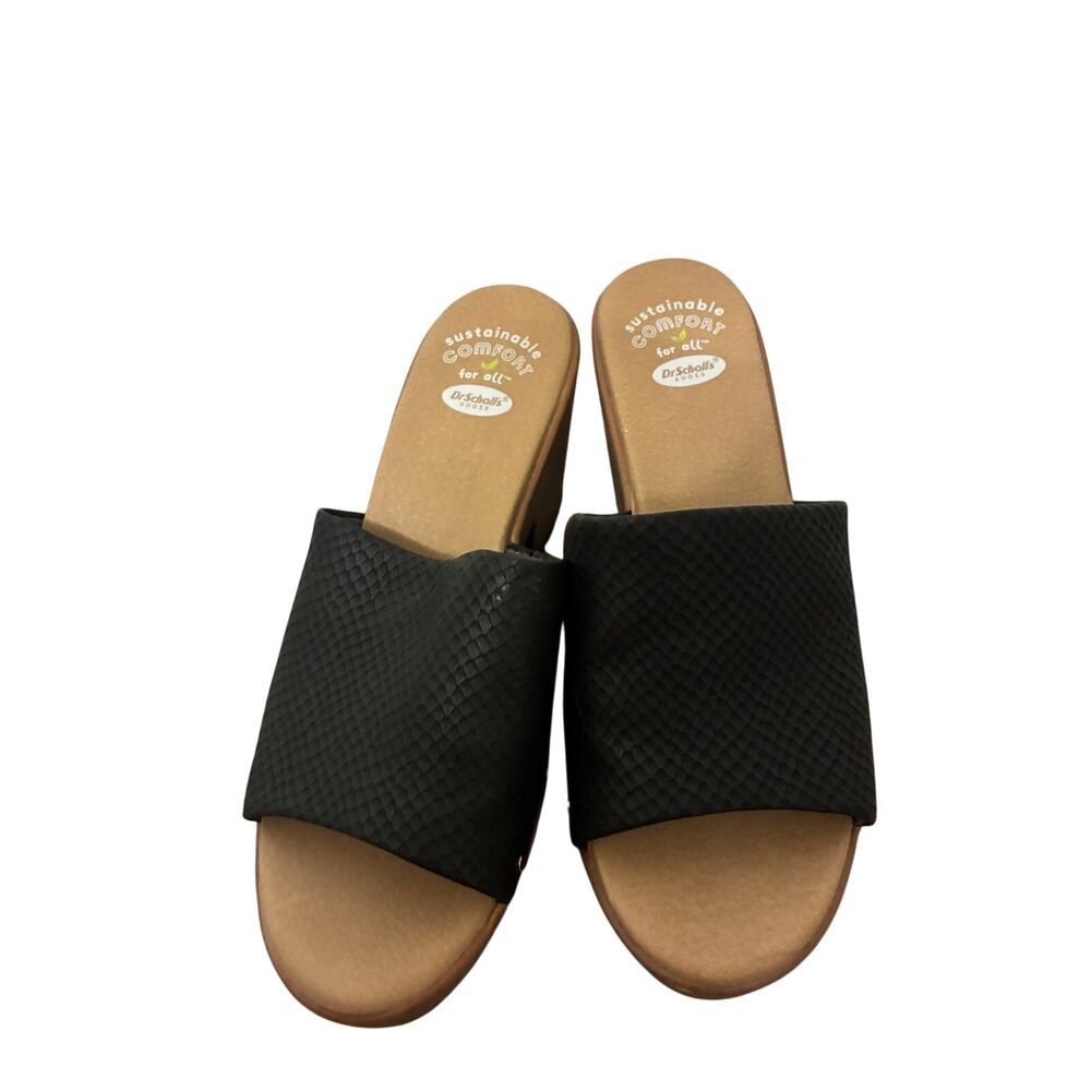 Dr. Scholl's Shoes Women's Wake Up Slide Sandals 6.5 Clog Wedge Comfort Western - Picture 4 of 6